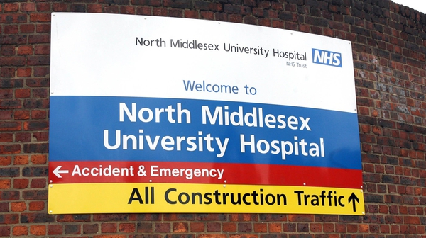 The mother was tested at North Middlesex Hospital but the result was not known until after the birth
