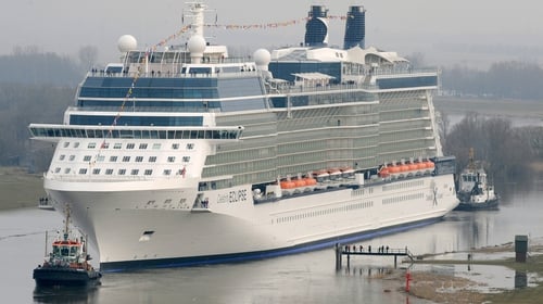 The Celebrity Eclipse cruise ship has been denied access to the ports in Chile (File pic)