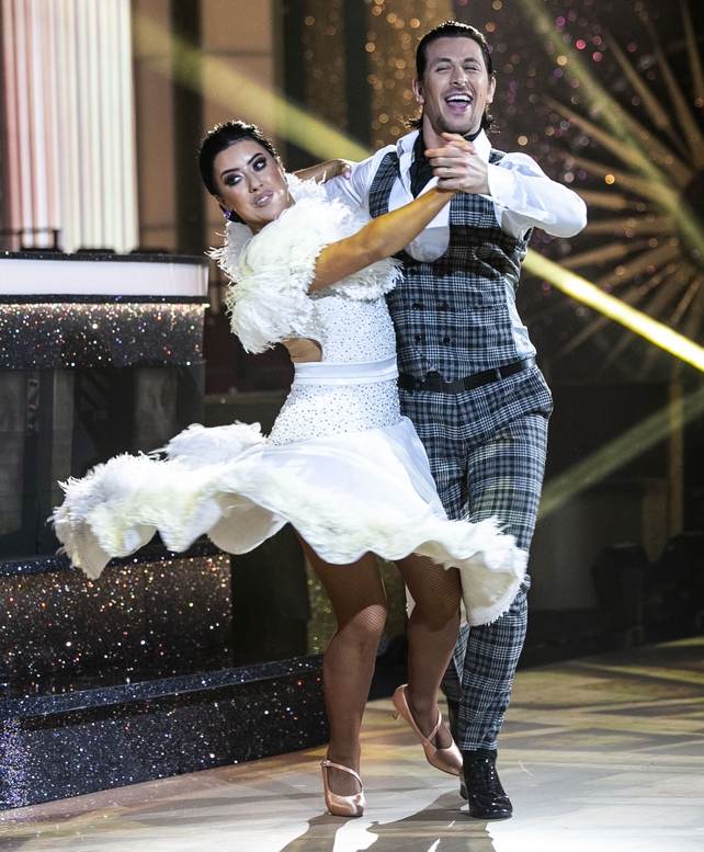 Lottie Ryan and Pasquale La Rocca scored the maximum 30 from the judges for their Quickstep - the first time they had received three tens
