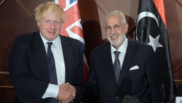 Boris Johnson visited Libya as UK Foreign Secretary in 2017