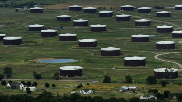 Cushing is one of the major oil-storage hubs in the world