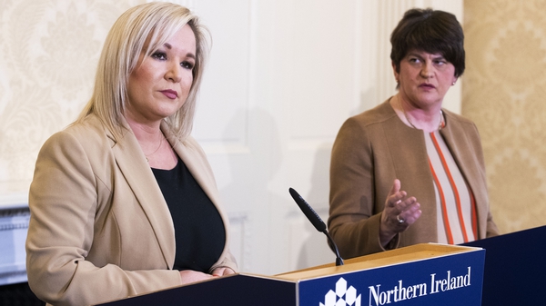 Michelle O'Neill and Arlene Foster had differed on when to close schools