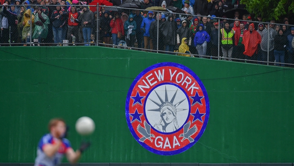 Supporters watch the action at Gaelic Park in New York