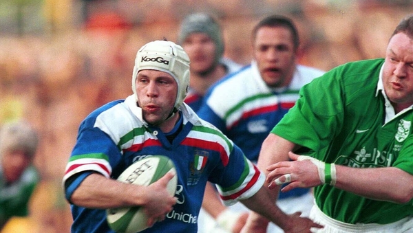 Troncon against Ireland in 2000. Photo Credit: fotosportit