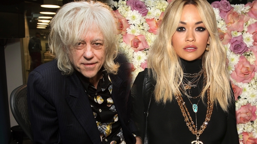 Bob Geldof and Rita Ora