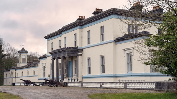 The manor is famous for its striking conservatory.