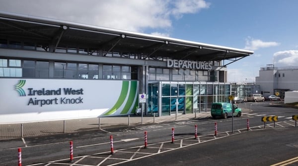 Ireland West Airport-Knock saw passenger numbers plummet by 90% during the busy summer period due to the pandemic