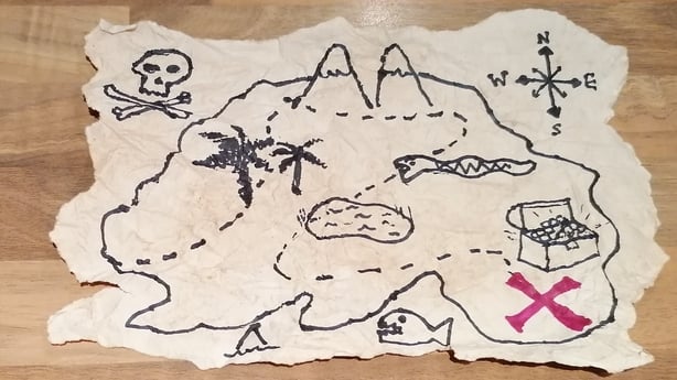 X Marks the Spot: Make your own treasure map!