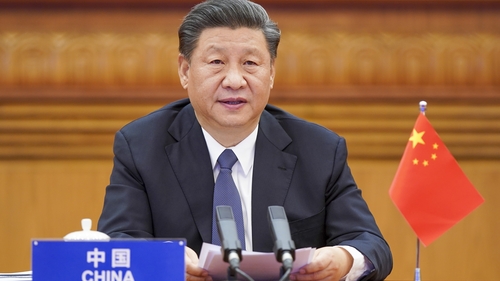 China's President Xi Jinping said the global recovery from the pandemic is 'rather shaky' and the outlook remains uncertain