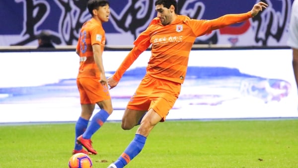 Marouane Fellaini, who plays with Shandong, tested positive for Covid-19 in March