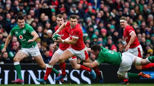 Dan Biggar during Ireland's victory over the Welsh in Dublin