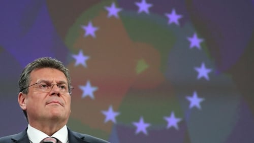 The EU delegation was led by the European Commission Vice-President Maroš Šefcovic The EU delegation was led by the European Commission Vice-President Maroš Šefcovic