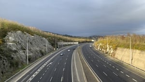 An empty M50 earlier this week
