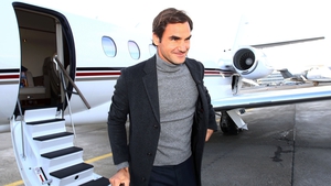 Only a select few of the players on tour - such as Roger Federer - have the means to fly by private jet