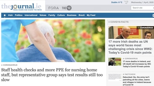 Journal Media runs online news sites including thejournal.ie Journal Media runs online news sites including thejournal.ie