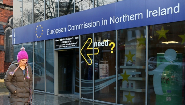 The EU closed its office in Belfast on 31 January