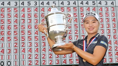 Winner of the 2019 US Open Jeongeun Lee6
