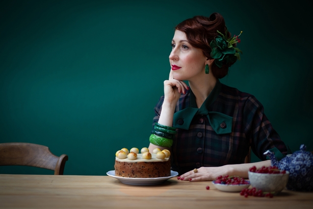 Simnel cake from Oats in the North, Wheat from the South: The history of British baking, savoury and sweet by Regula Ysewijn (Regula Ysewijn/PA)