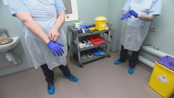 PPE worn by prison officers