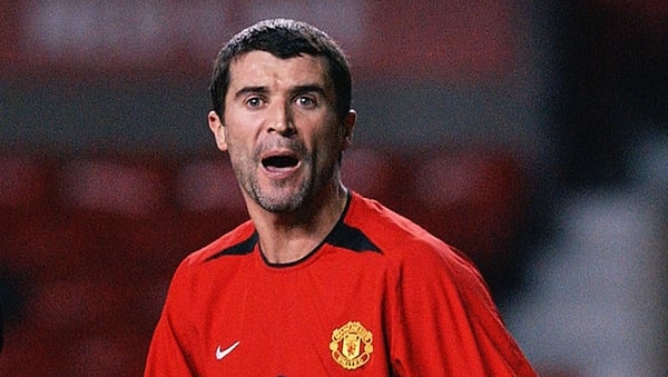 Roy Keane in action for Manchester United back in 2002