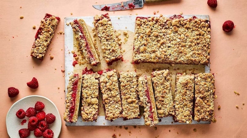 raspberry oat bar smitten kitchen