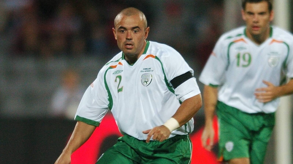 Stephen Carr in action for Ireland back in 2007