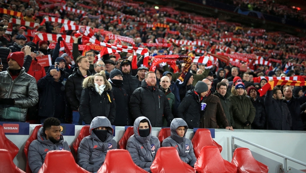 More than 3,000 Spanish fans made the trip to Liverpool for the game