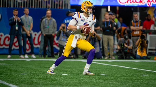 Joe Burrow won the Heisman Trophy as the best player in NCAA football in 2019, with previous winners including Lamar Jackson, Cam Newton and Marcus Mariota