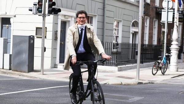 Eamon Ryan is calling for more investment in infrastructure for cycling and walking (Pic: RollingNews.ie)