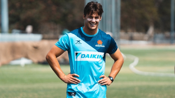 Michael McDonald made his Super League debut for the Waratahs last month. Picture credit: Twitter/@NSWWaratahs