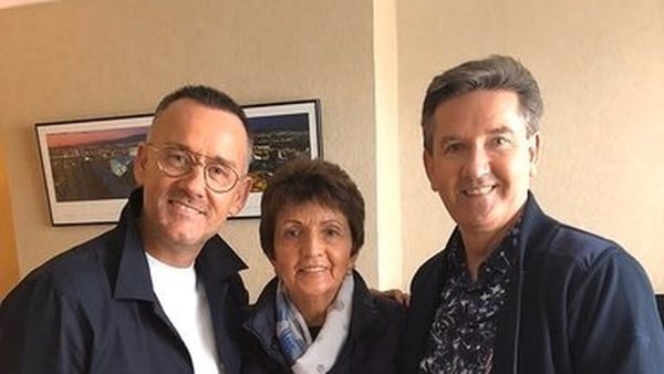 Keys to My Life host Brendan Courtney with Margo and her brother Daniel O'Donnell