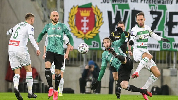 Lechia Gdansk hosted Legia Warsaw just before the suspension