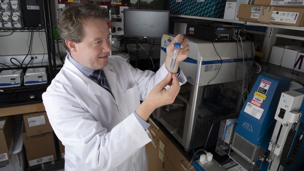 Dr Gordon Joyce in his laboratory