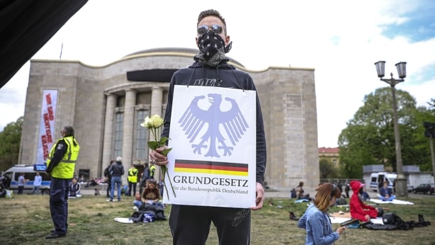 Germans Protest Against Coronavirus Restrictions