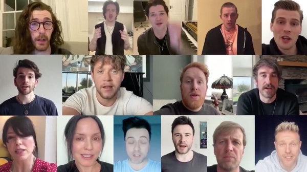 A host of Irish musicians virtually came together to spread an important message