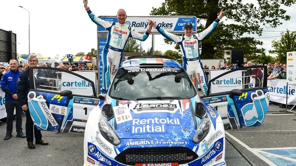 Craig Breen (R) and co-driver Paul Nagle were the 2019 champions