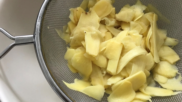 Wafer thin ginger slices (Ella Walker/PA)