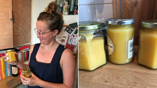 Ella with her lemon and honey curd (Ella Walker/PA)