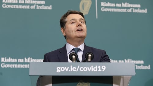 Paschal Donohoe did not clarify how long the Covid-19 pandemic unemployment payment would remain in place