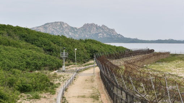 The exchange of gunfire took place at the demilitarized zone on the border between North and South Korea