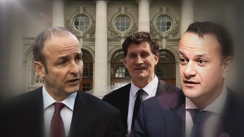 The meeting took place between the leaders of Fianna Fáil, the Green Party and Fine Gael