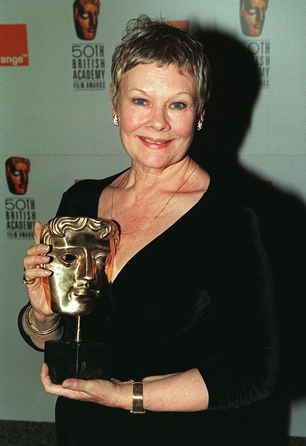 ACTRESS DAME JUDI DENCH WITH HER AWARD FOR BEST ACTRESS