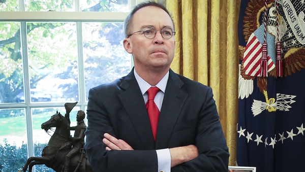Mick Mulvaney officially became US Special Envoy to Northern Ireland following a virtual swearing-in ceremony