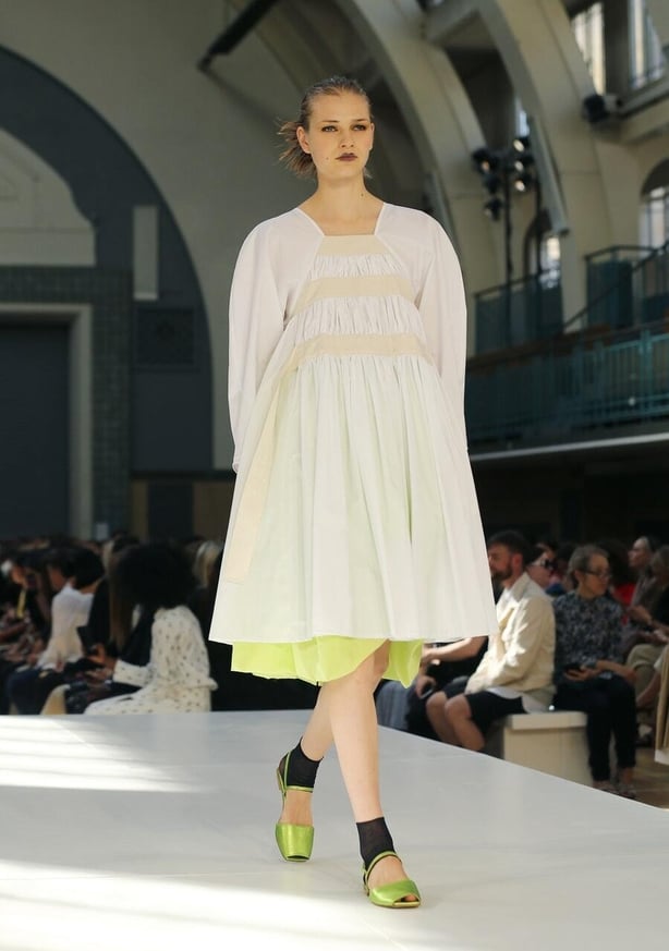 Molly Goddard's spring/summer 2020 fashion show (Isabel Infantes/PA)