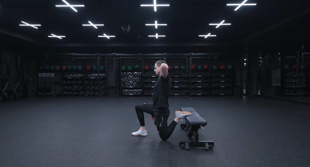 Hip flexor stretch