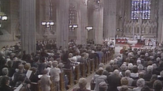 Funeral of Cardinal Tomás Ó Fiaich, St Patrick's Catholic Cathedral, Armagh (1990)