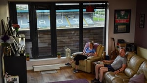 Borris-Kilcotton hurler Brian Stapleton, Laois, and Johnstownbridge camogie player Róisín Stapleton, Kildare, watch TV in their living-room overlooking MW Hire O'Moore Park