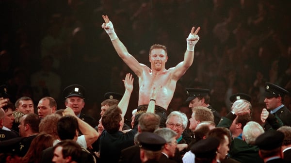 Steve Collins won all four of his bouts against world champions Chris Eubank and Nigel Benn