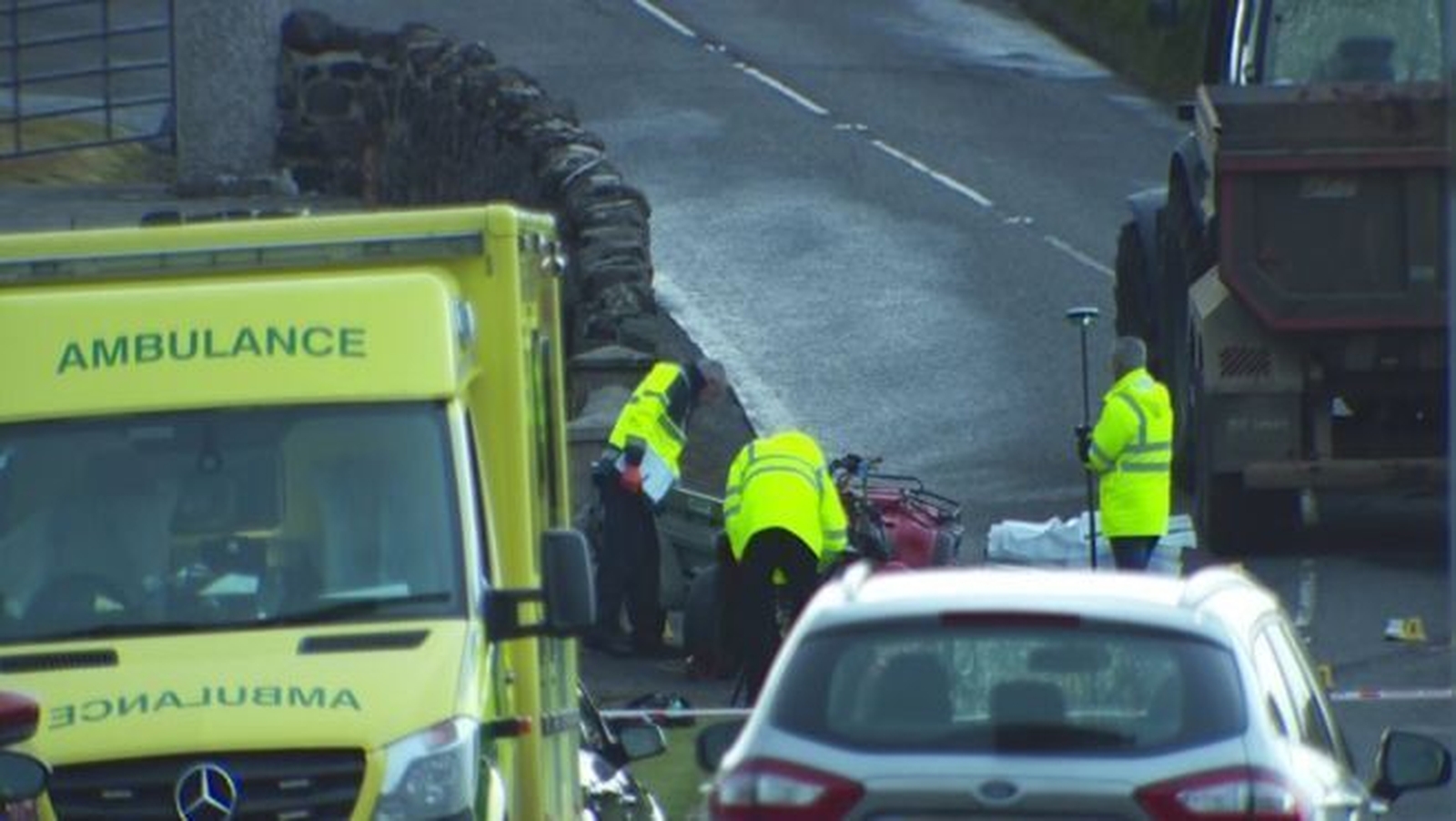 Woman and child killed in road crash in Co Antrim