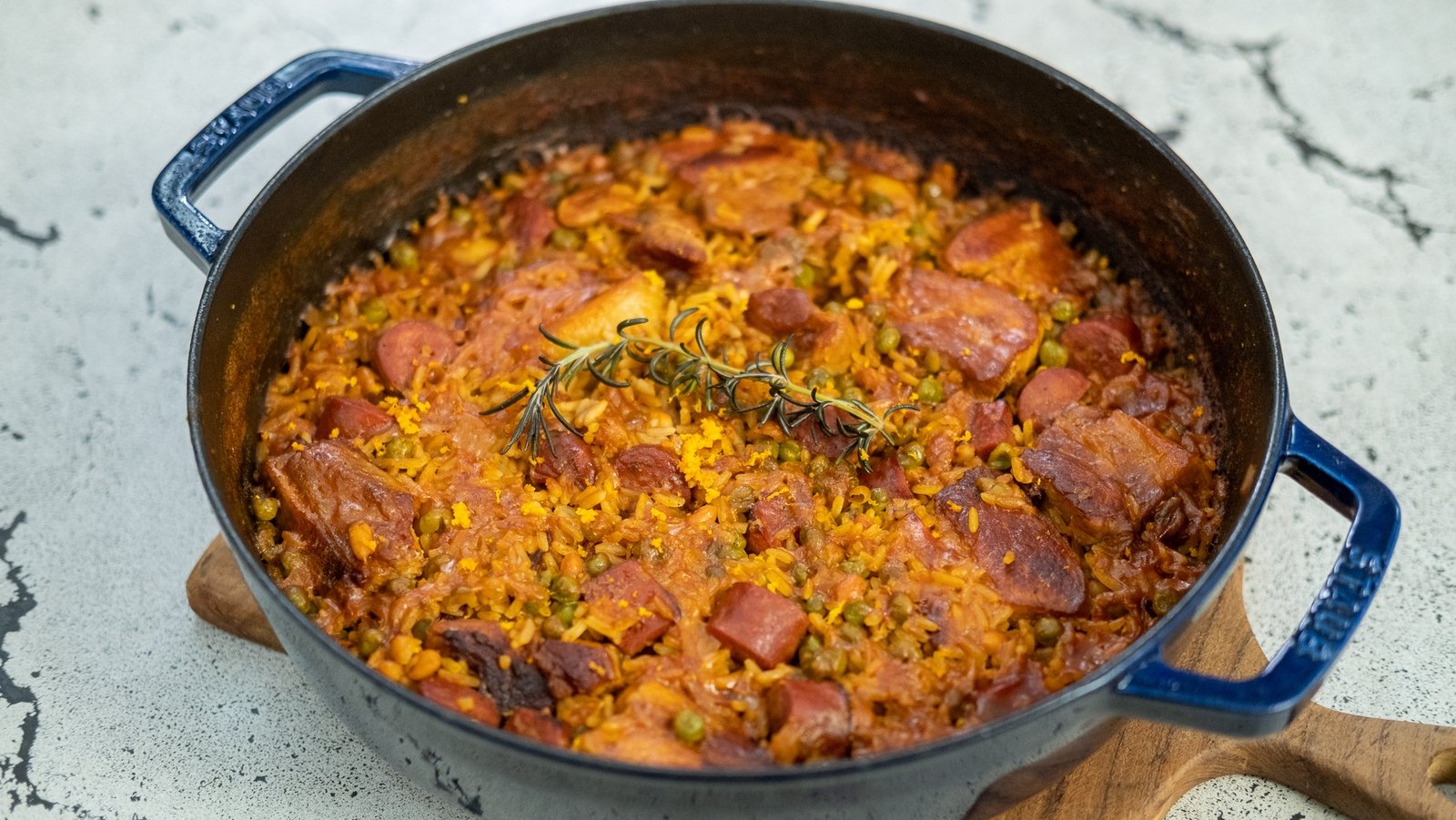 Pork Paella Cook In